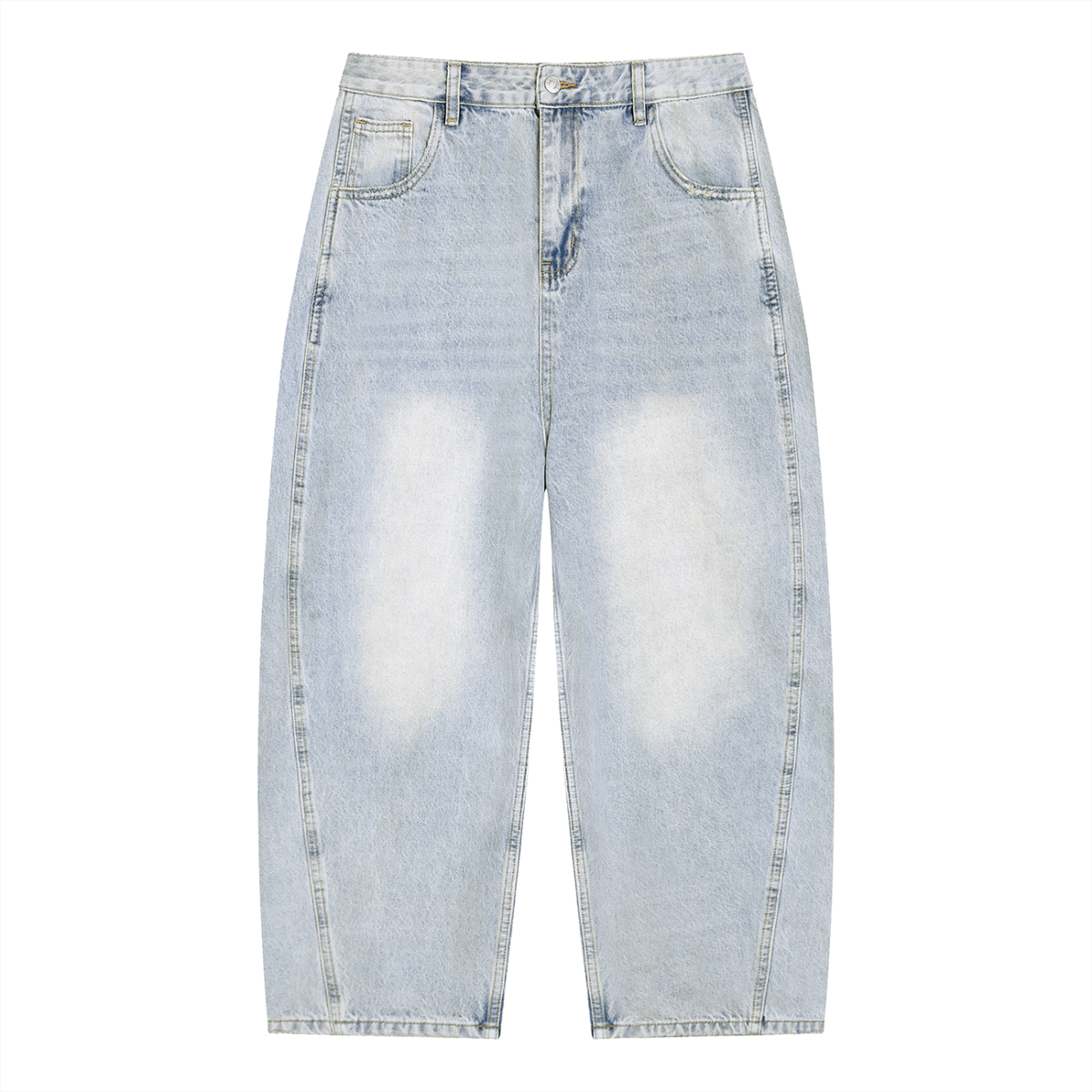 Velouri Baggy Jeans - Blue