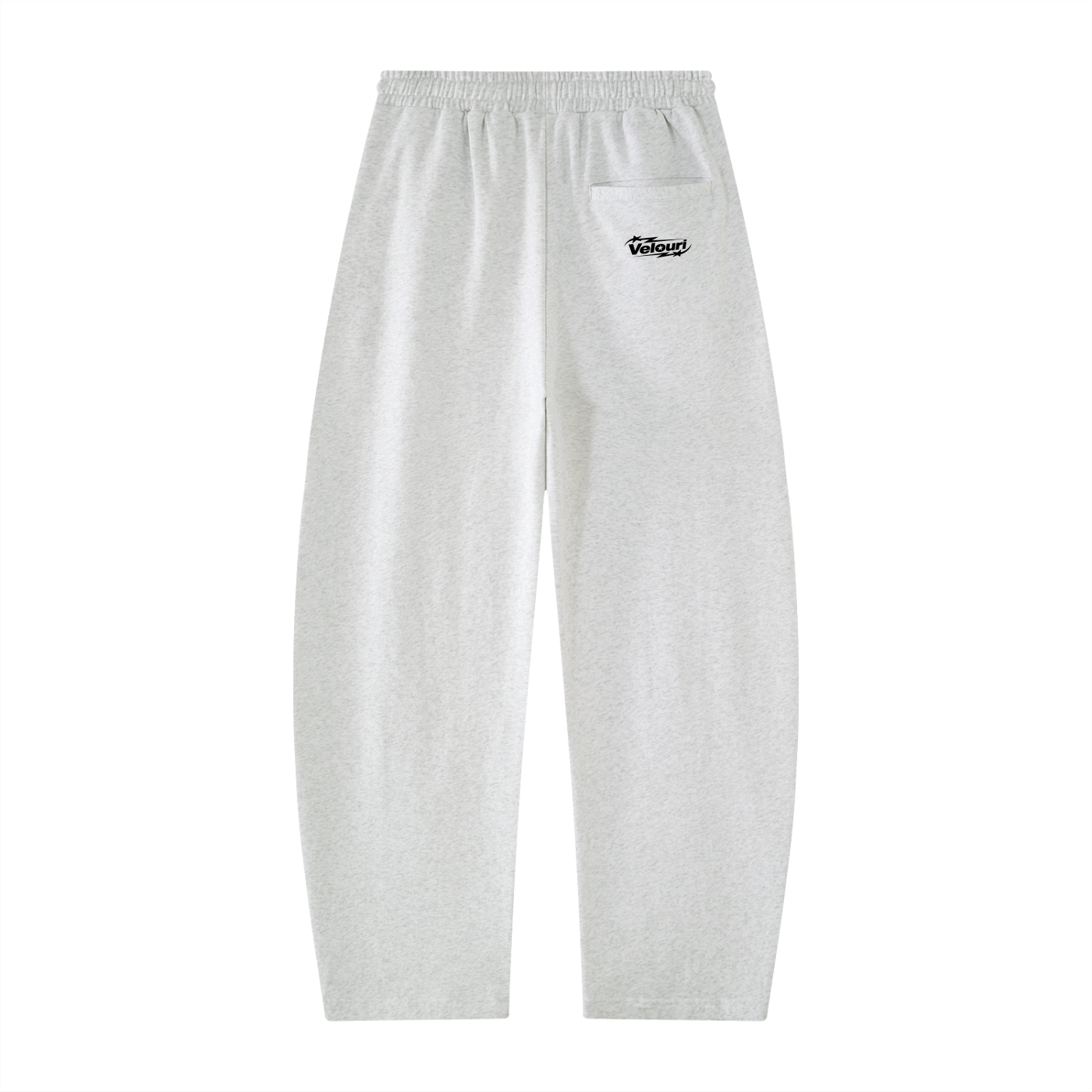 Velouri Striped Baggy Sweatpants - Grey
