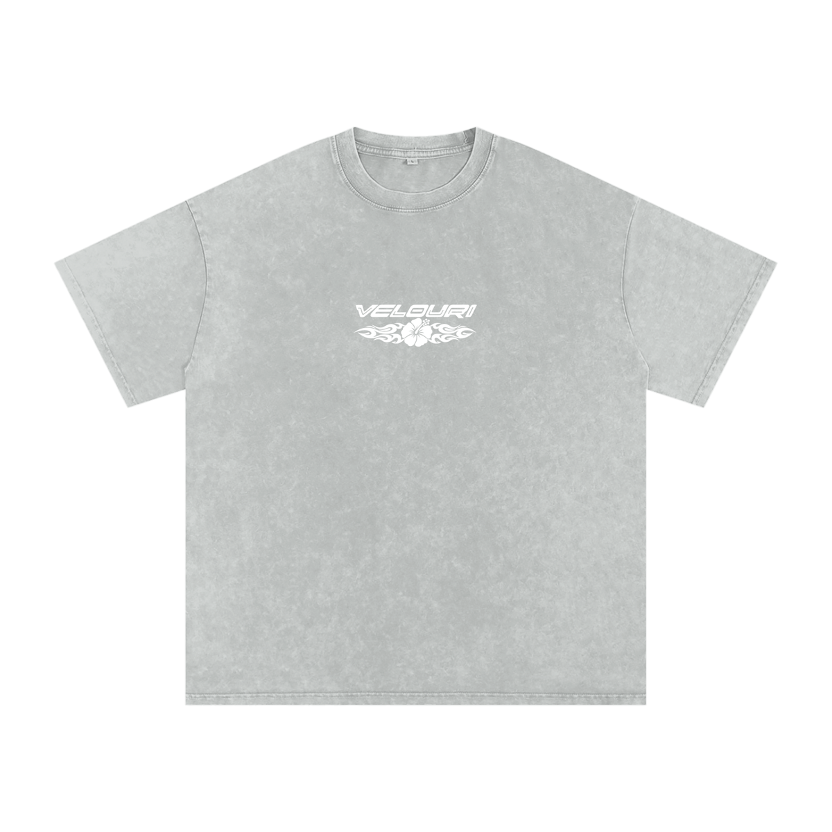 Vintage Velouri Washed Tee - Grey