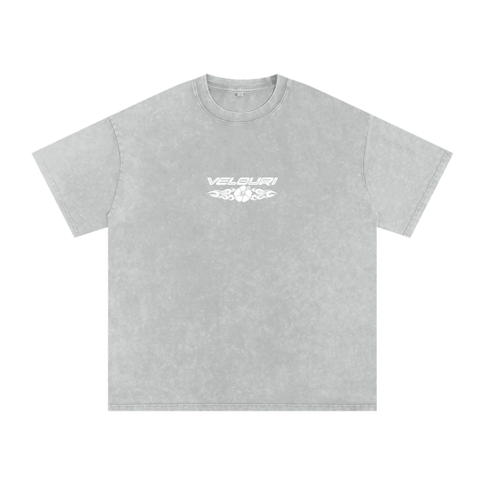 Vintage Velouri Washed Tee - Grey