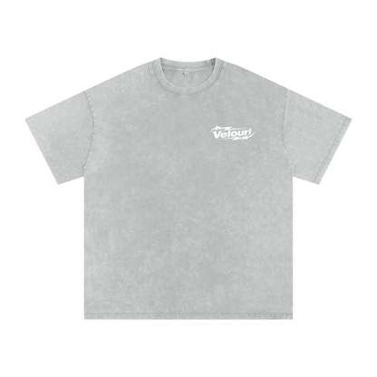 Velouri Washed Tee - Grey