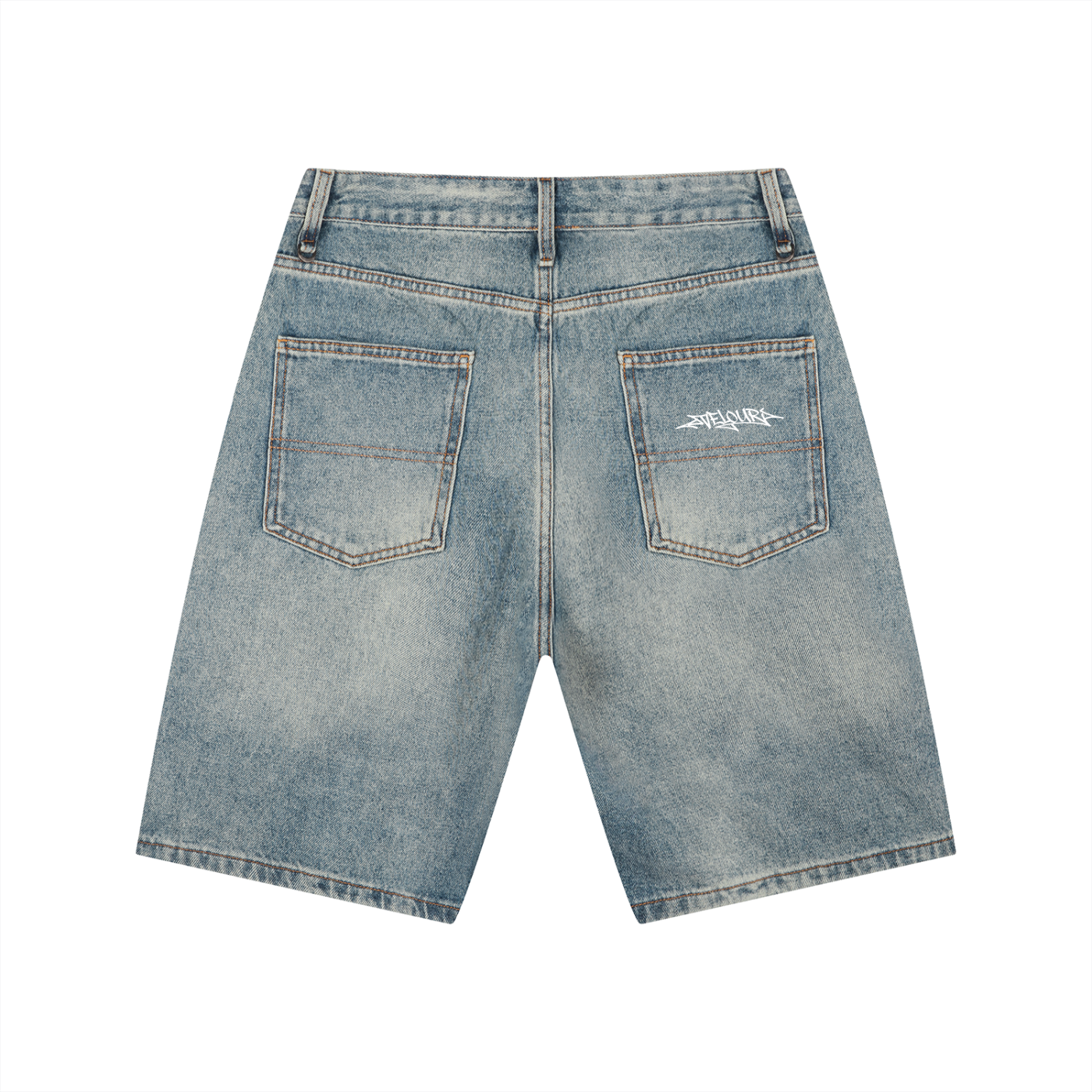 Velouri Baggy Jorts - Blue