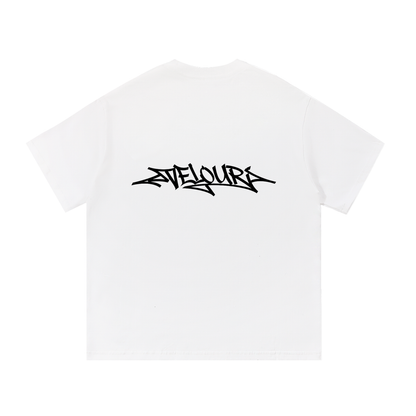 Velouri Graffiti Tee - White
