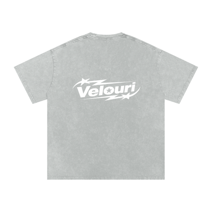 Velouri Washed Tee - Grey