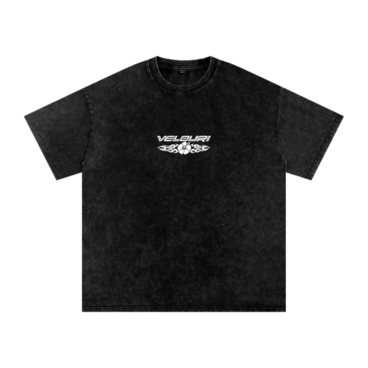 Vintage Velouri Washed Tee - Black