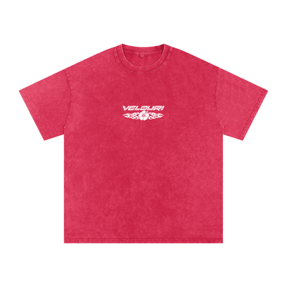 Vintage Velouri Washed Tee - Grey
