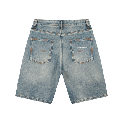 Velouri Baggy Jorts - Blue